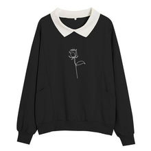 Load image into Gallery viewer, &quot;Rose&quot; Collared Sweatshirt - ZapClan
